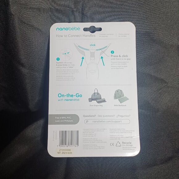 Nanobebe Flexy Bottle Handle Set (2pk) - Picture 2 of 6